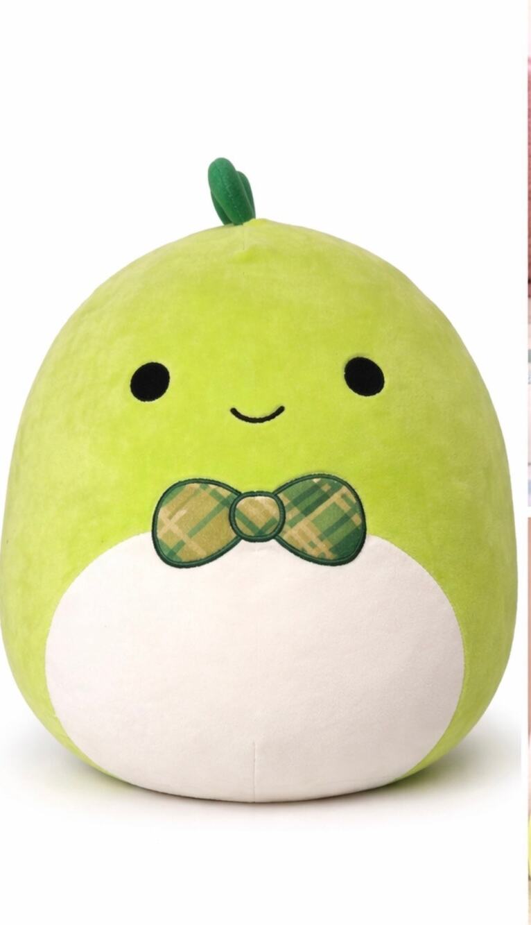 Squishmallows Danny Green Dinosaur Plush Bow Tie 12–14” Kellytoy  NWT